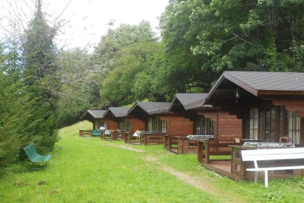 "Le Maloya" Chalets Independants -Chambre Balneo - Relais Motards Lacaune Exterior foto
