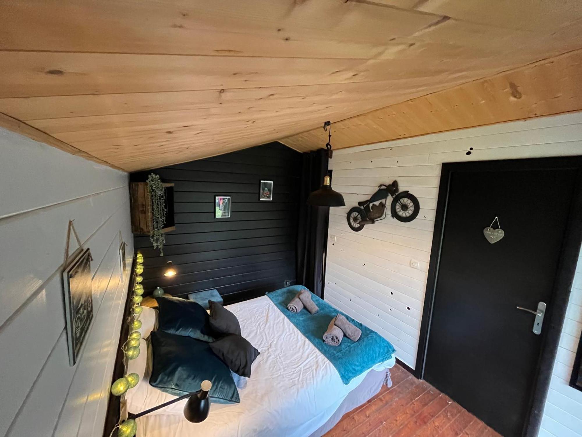 "Le Maloya" Chalets Independants -Chambre Balneo - Relais Motards Lacaune Exterior foto